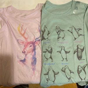 Gap long sleeved t shirts